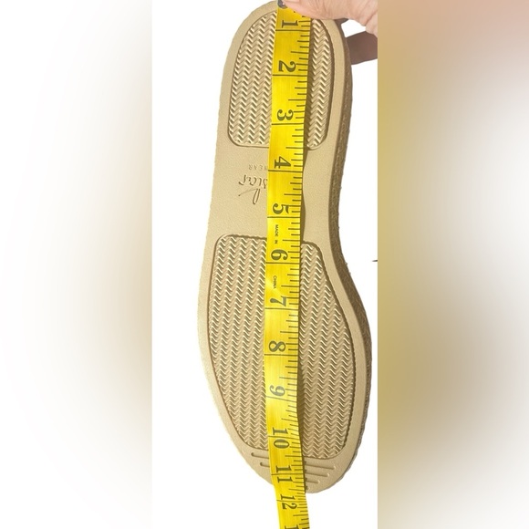 Navy Slip-On Espadrille Beach Open Toe Flats - Picture 5 of 6